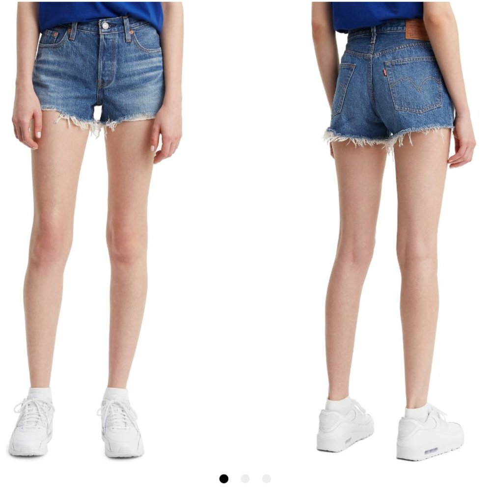 LEVI's 501 Cutoff Shorts (Indigo) Size 28